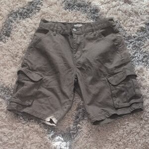Girl's Cargo Shorts Green